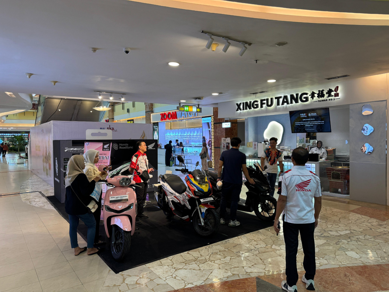 Pameran Honda Premium Matic Day di Mal SKA Pekanbaru