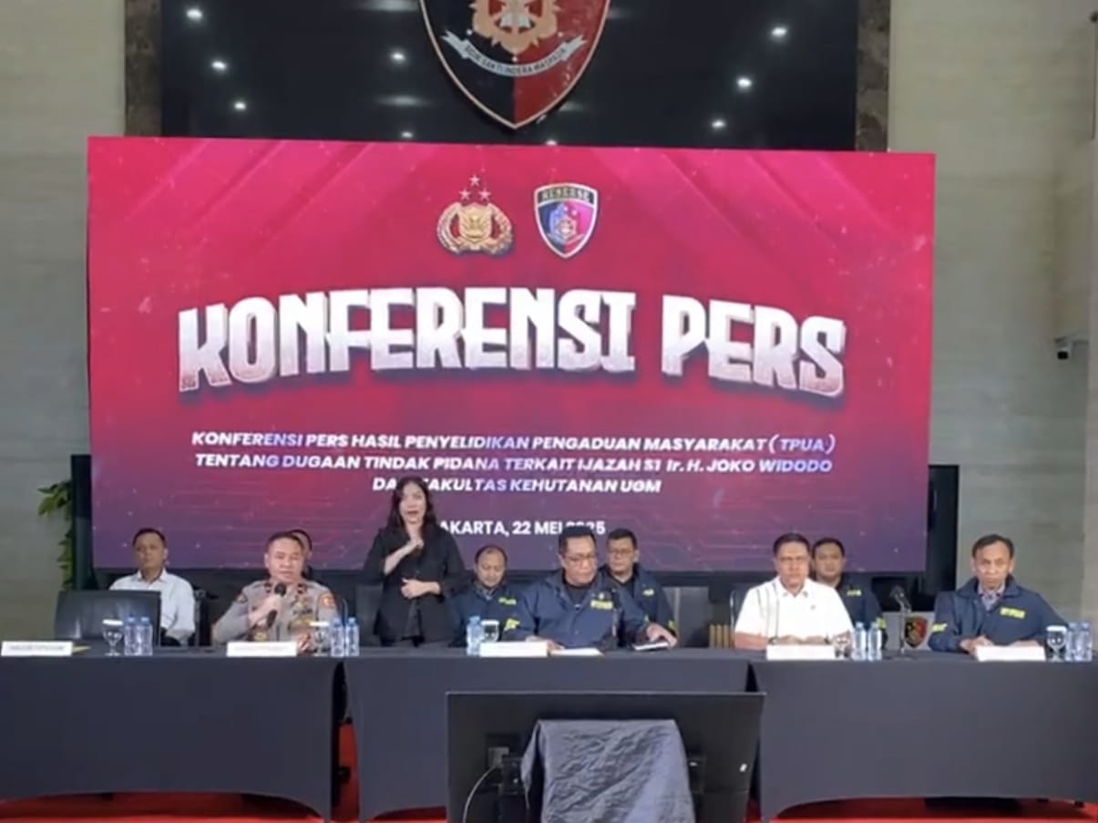 Konferensi Pers Bareskrim Polri