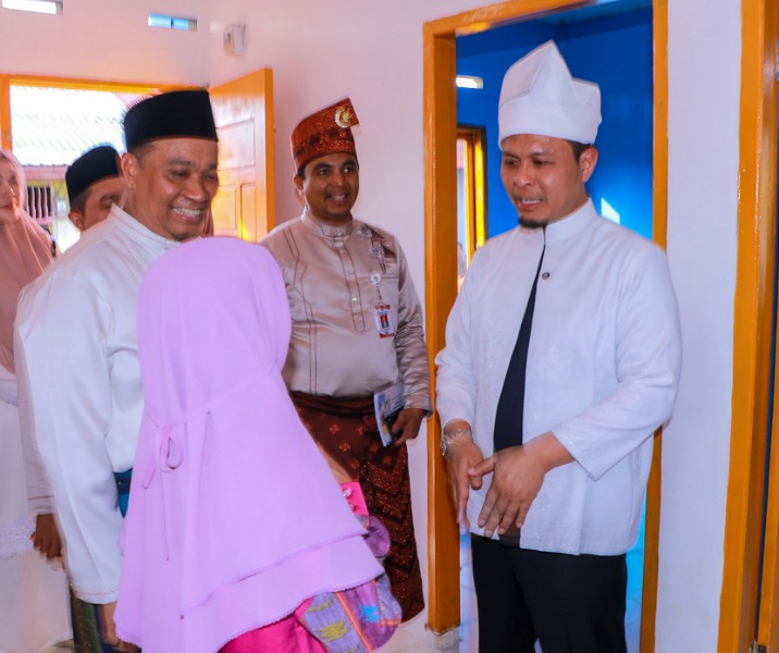 Rumah Irda, warga Rumbai ini telah selesai direnovasi Pemko Pekanbaru, Senin (23/6/2025). Foto: Istimewa.
