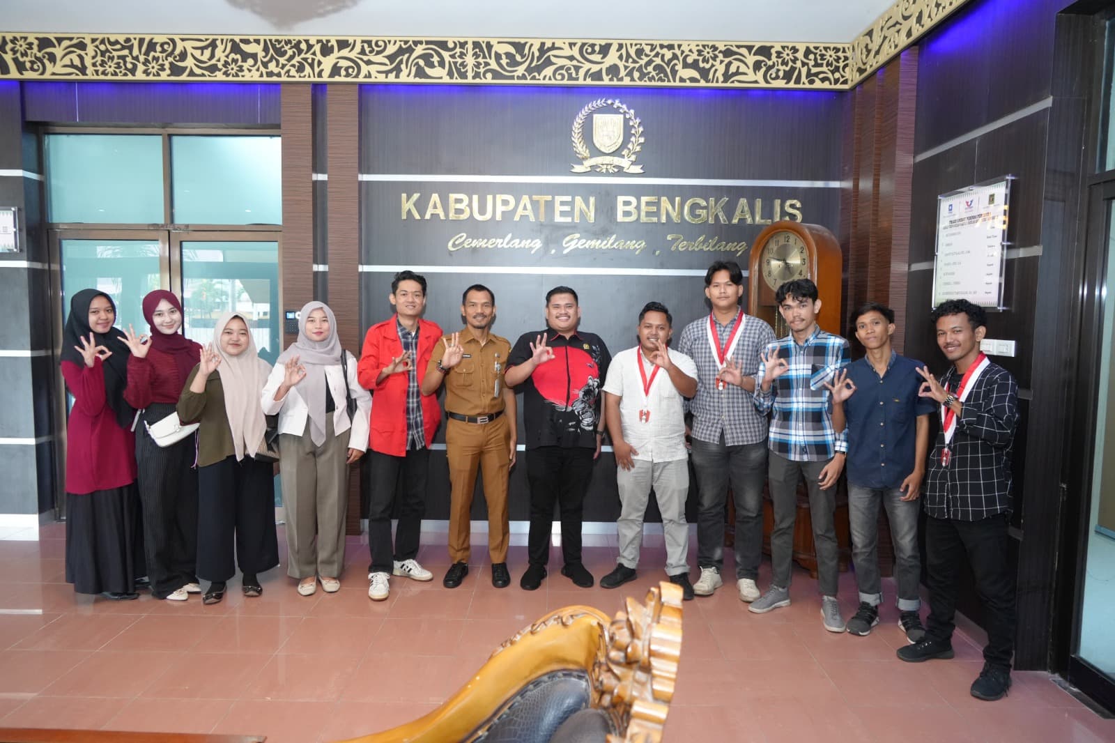 Ketua DPRD Bengkalis Terima Audensi DPC GMNI