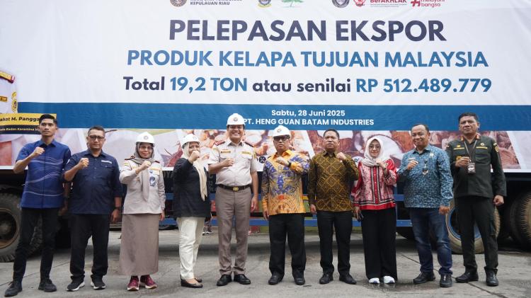 Pelepasan Ekspor Produk Kelapa Tujuan Malaysia