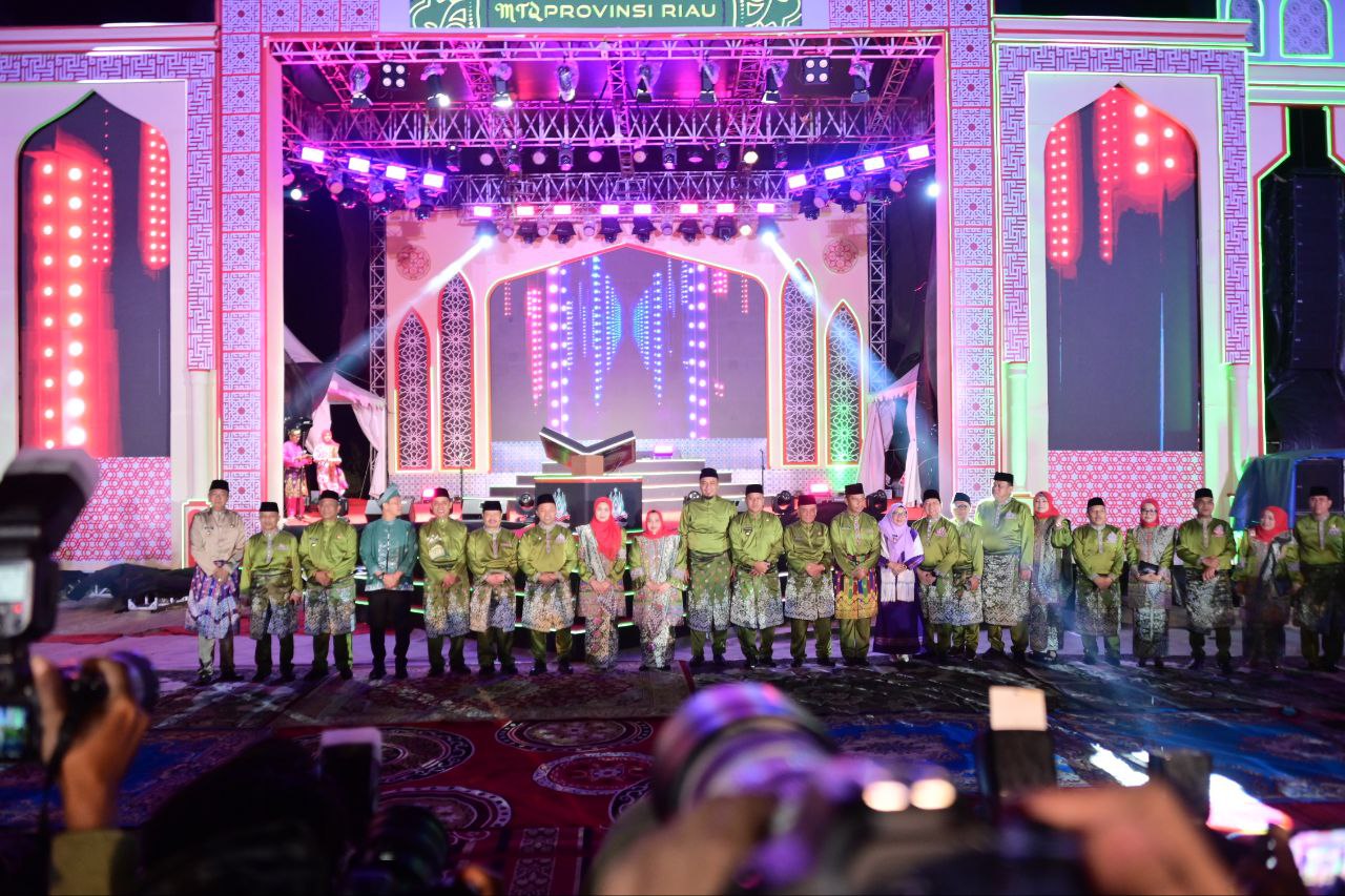 Pembukaan MTQ ke 43 tingkat provinsi riau di Kabupaten Bengkalis.