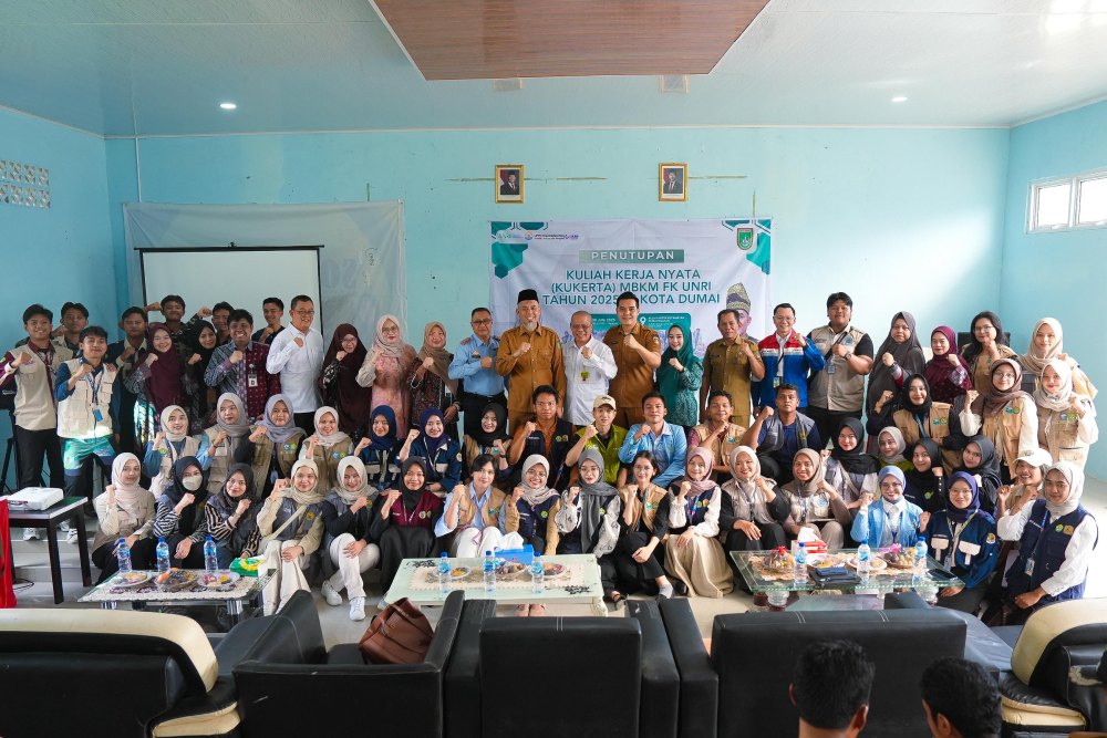Lokakarya dan Kuliah Kerja Nyata (Kukerta) Merdeka Belajar Kampus Merdeka (MBKM) Fakultas Kedokteran Universitas Riau