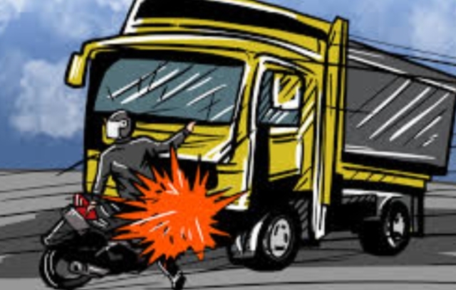 Warga Kelapapati Bengkalis Tewas Tertabrak Truck (Ilustrasi)
