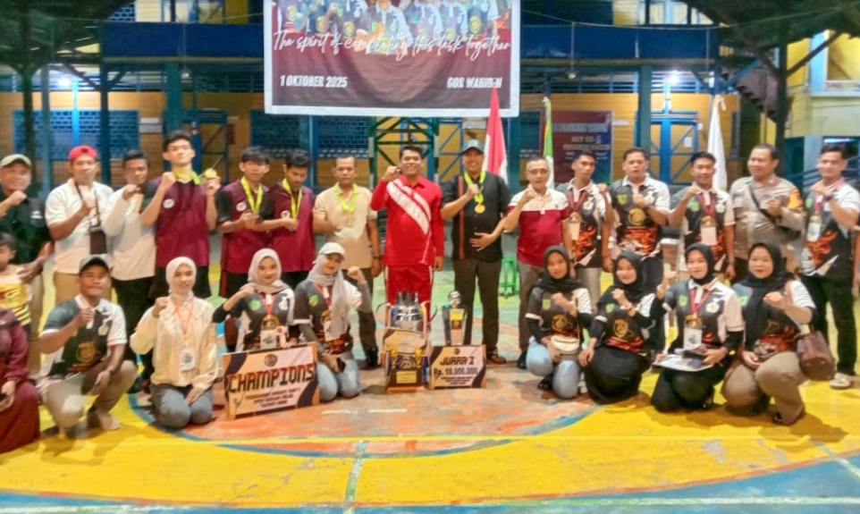 Juara Turnamen Sepak Takraw Bupati Cup Rohil 2025