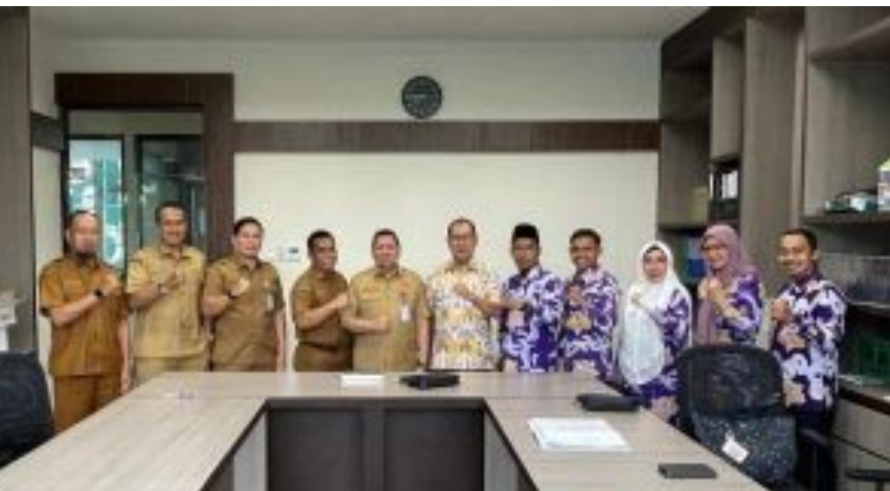 Pertemuan LPTQ Riau dengan LPTQ Rokan Hulu