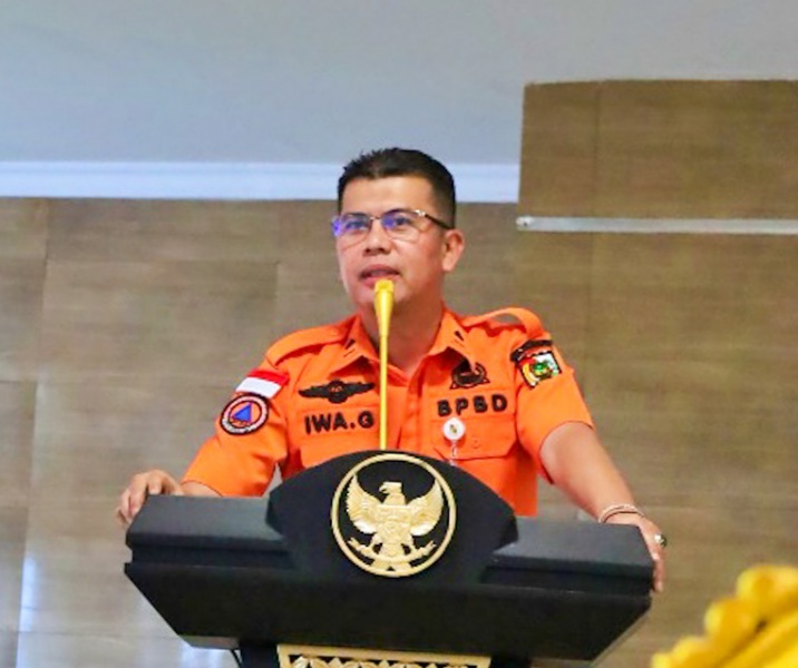 Kalaksa BPBD Pekanbaru Iwa Gemino. Foto: Istimewa.