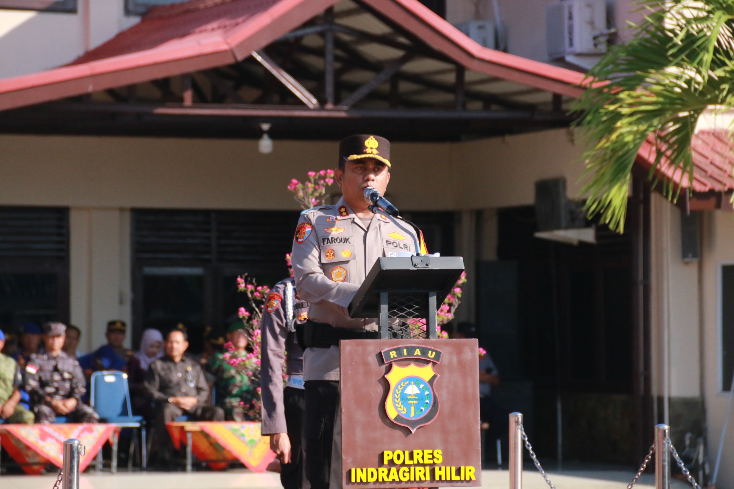 Kapolres Indragiri Hilir AKBP Farouk Oktora