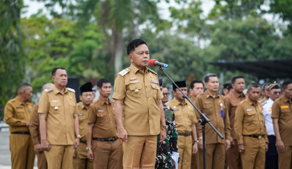 Bupati Kepulauan Meranti, H. Asmar dalam arahannya