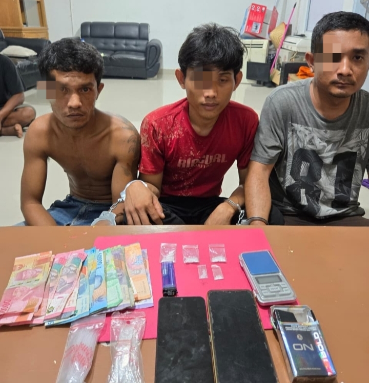 Polsek Mandau Ringkus Pengedar dan Pengguna Narkoba