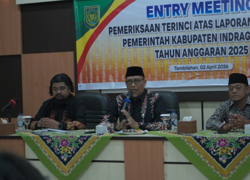 Entry meeting pemeriksaan LPKP Pemkab Inhil