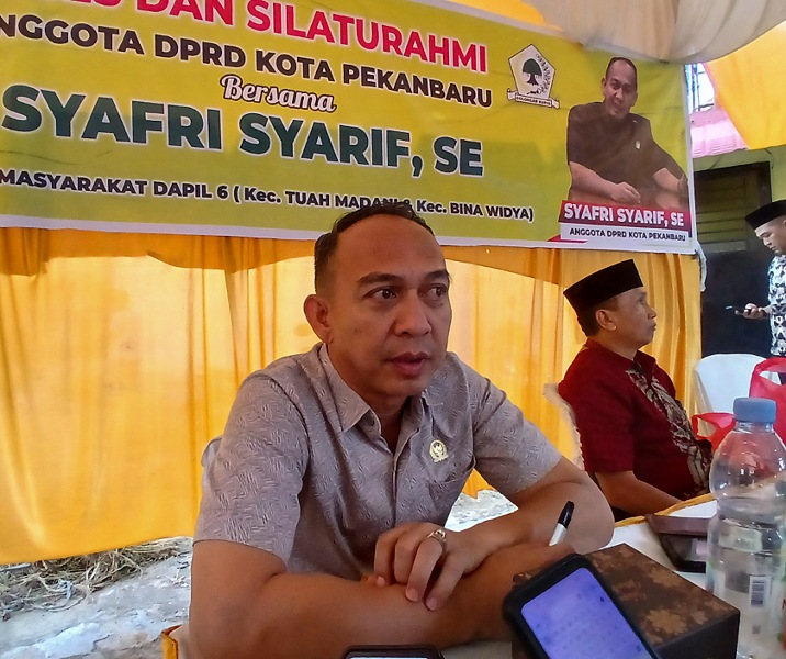 Anggota DPRD Kota Pekanbaru Syafri Syarif. Foto: Surya/Riau1.