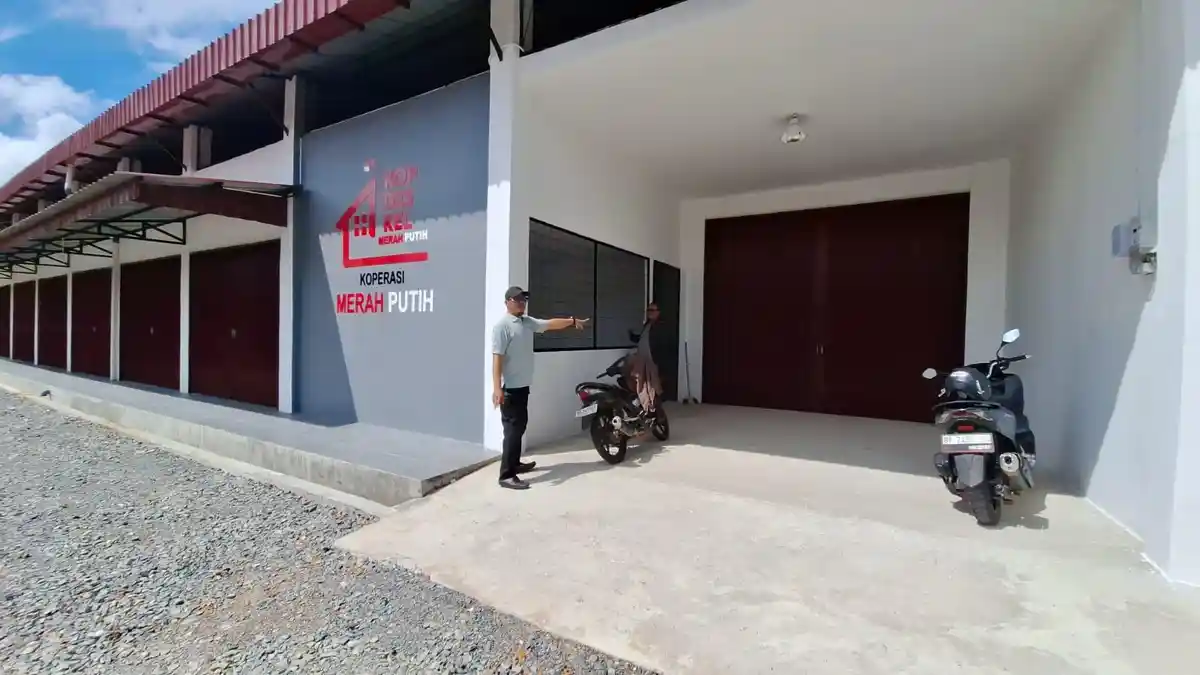 Bangunan baru Koperasi Merah Putih Kelurahan Kijang Kota, Kecamatan Bintan Timur/Tribunbatam