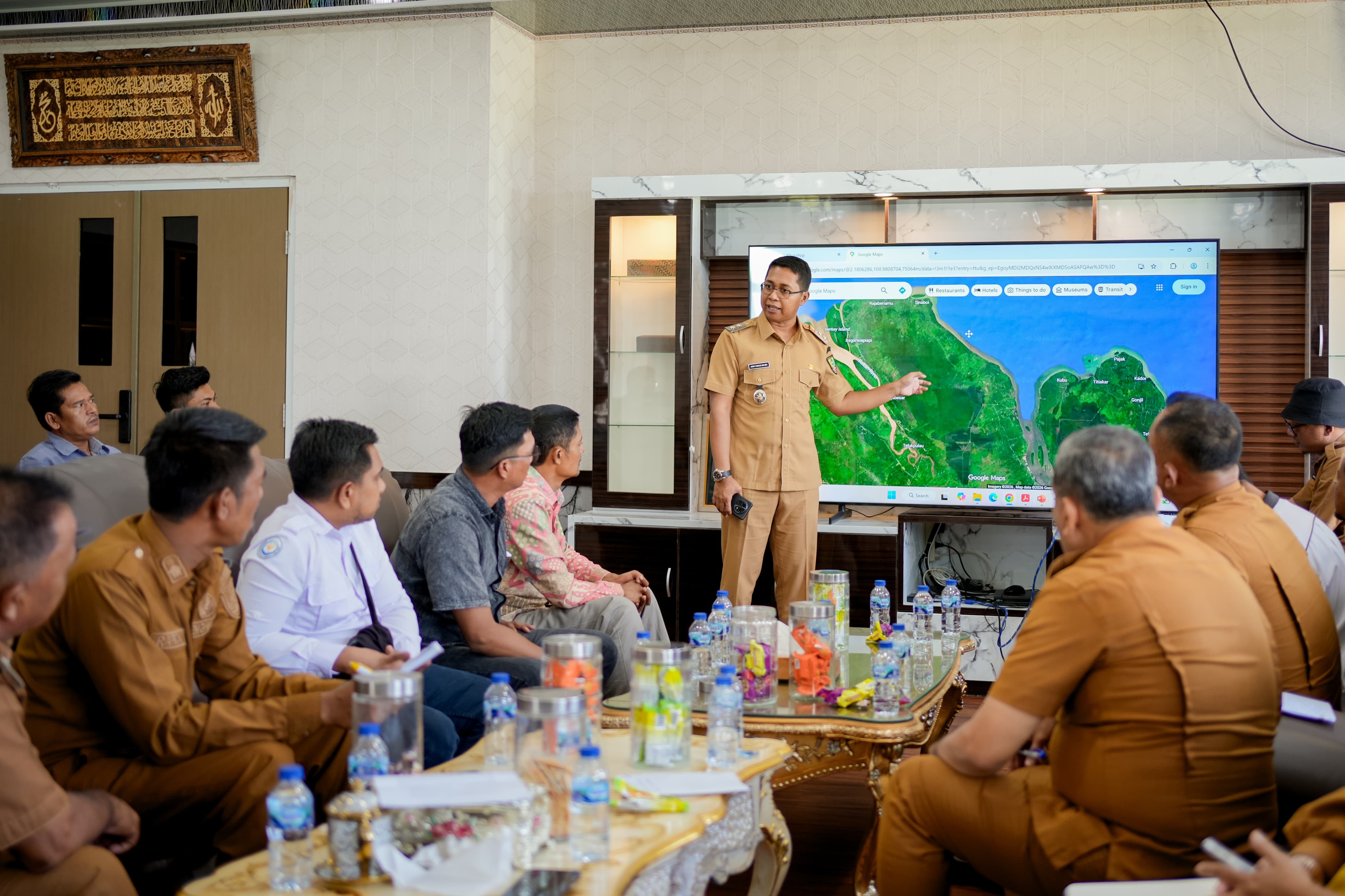 Rakor pemkab Rohil bahas usulan pembangunan Kampung Nelayan