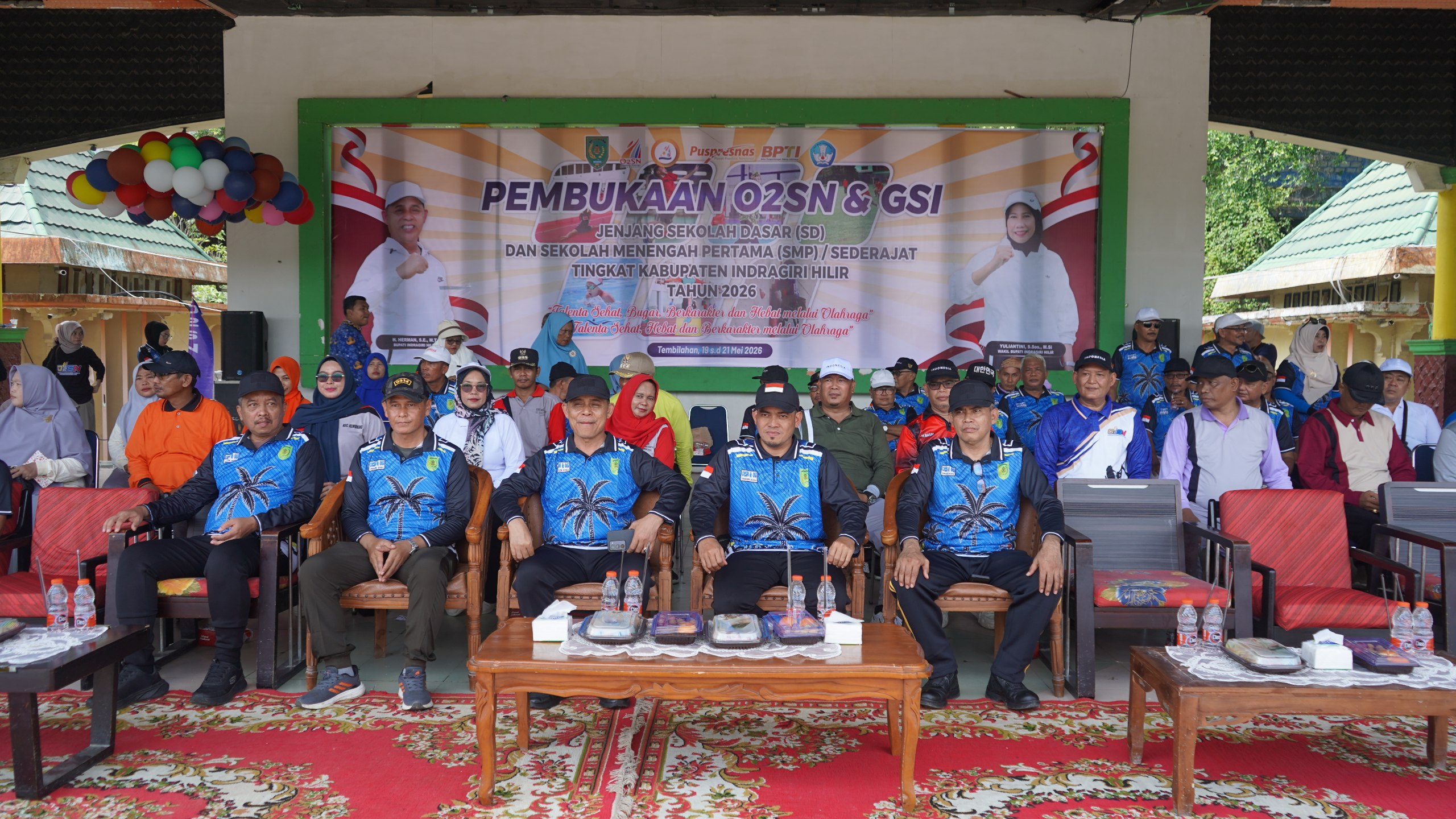 Sekretaris Komisi IV DPRD Inhil bersama Bupati dan unsur Forkopimda Inhil