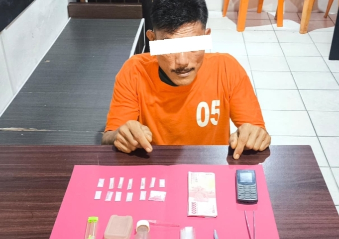 13 Paket Sabu dan Satu Pelaku Diamankan