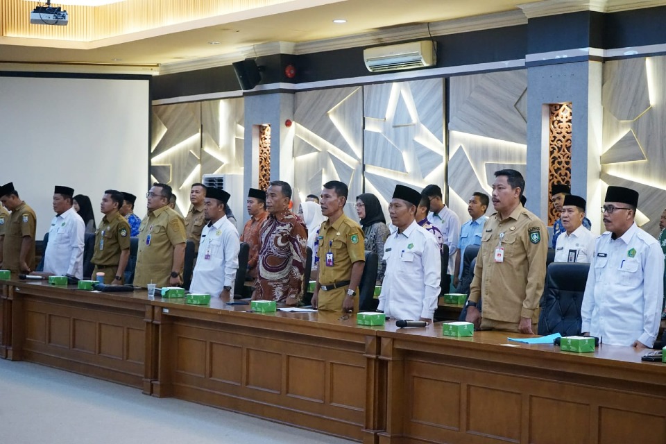 Rapat penetapan peserta MTQ Provinsi Riau