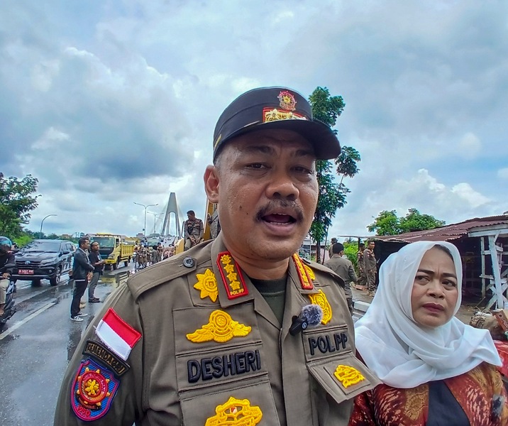 Kepala Satpol PP Pekanbaru Desheriyanto. Foto: Surya/Riau1.