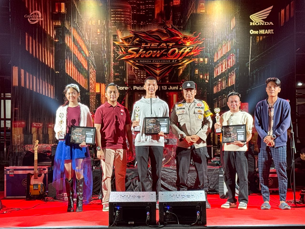 Gelaran Honda HEAT Show-Off di Pangkalan Kuras Pelalawan