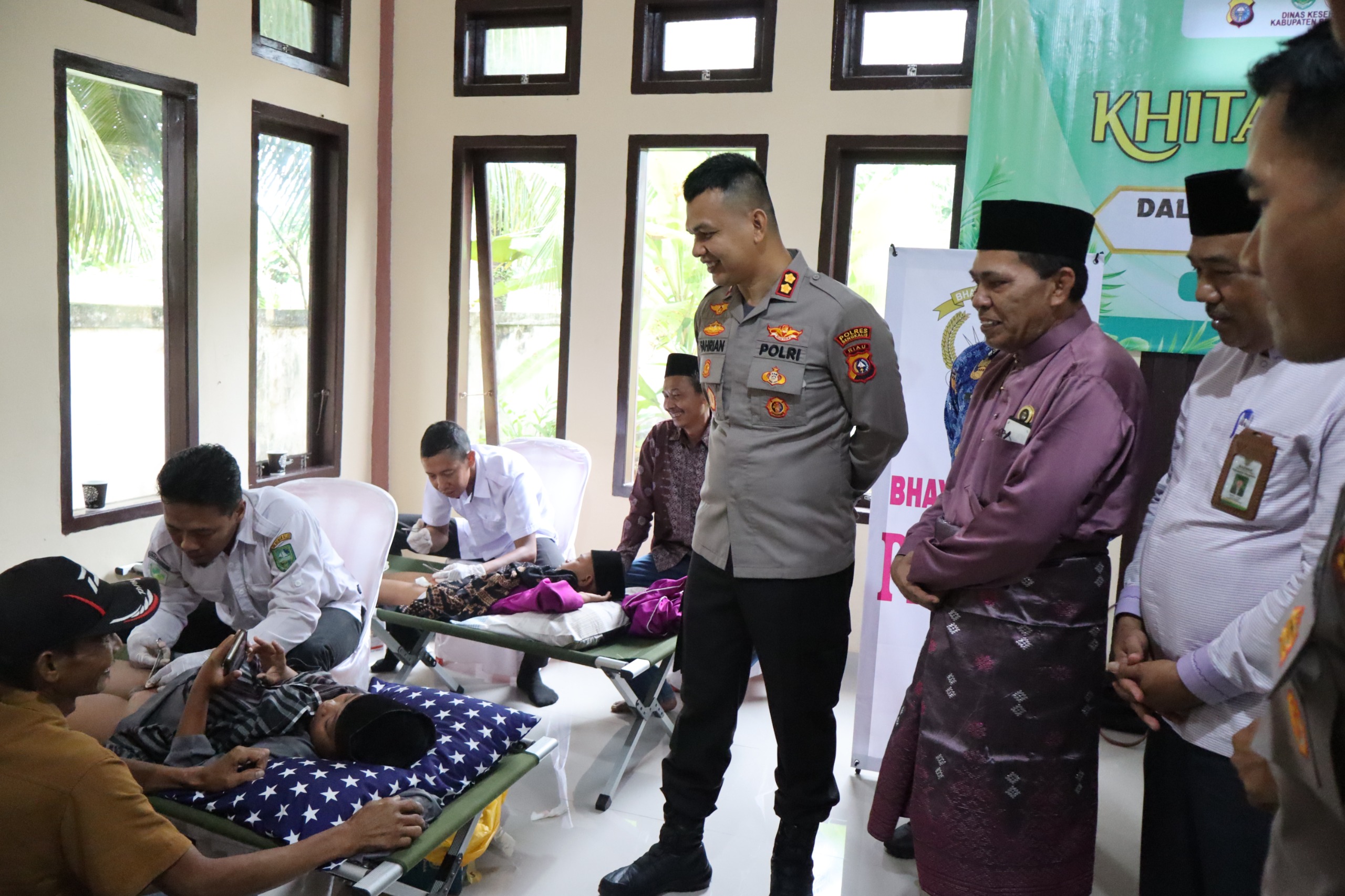 HUT Bhayangkara ke 80, Polres Bengkalis Gelar Sunatan Masal Gratis di Polsek Bantan