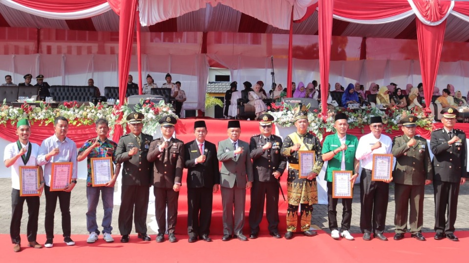 Usai Upacara dan Syukuran Hari Bhayangkara ke-80 di Meranti