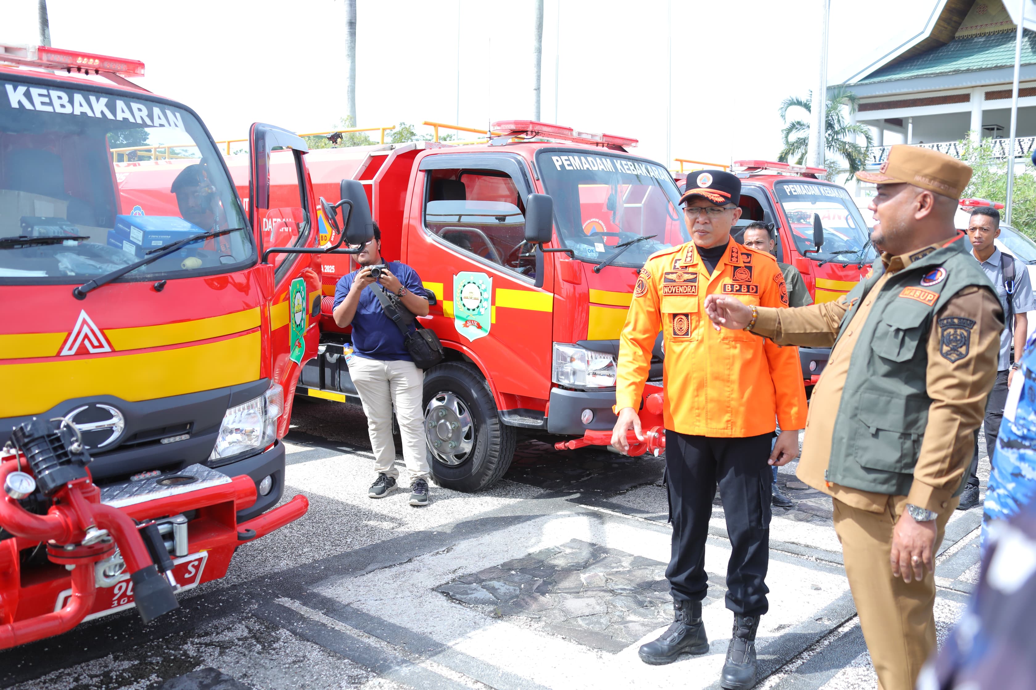 Alat perlengkapan pemadam karhutla di Siak