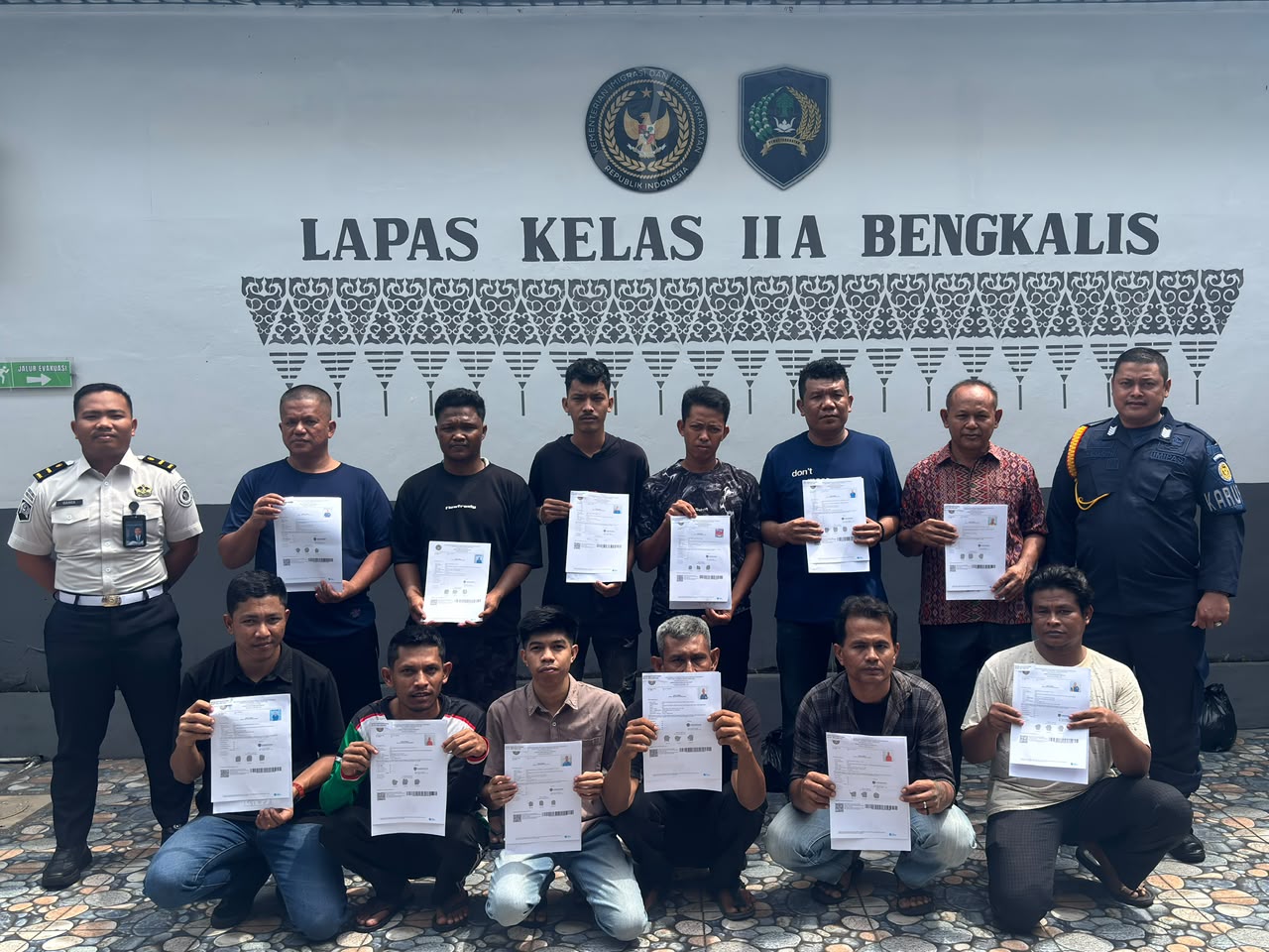 Program PB dan CB Diterima Ratusan Warga Binaan Lapas Bengkalis