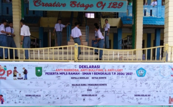SMAN 1 Bengkalis Deklarasikan Ini Pada Hari Pertama Masuk Sekolah