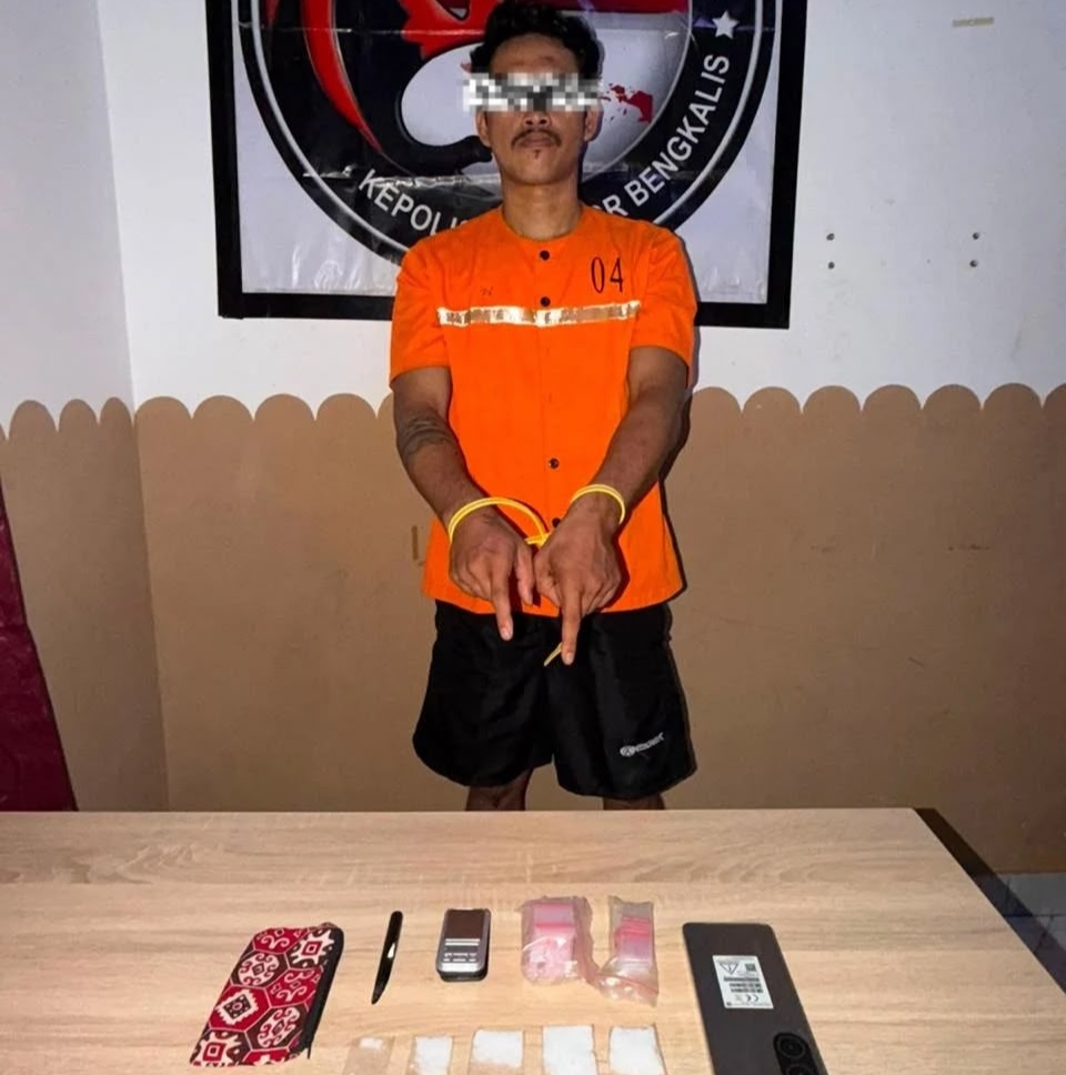 Satresnarkoba Polres Bengkalis Ungkap Peredaran Sabu 13,07 Gram di Mandau