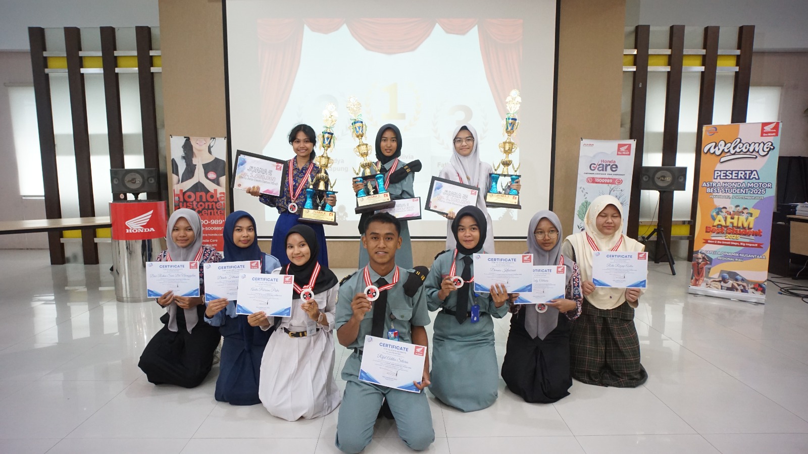 Ajang bergengsi Astra Honda Best Student (AHMBS) 2026 resmi dibuka bagi pelajar SMA, SMK, dan MA sederajat di wilayah Riau