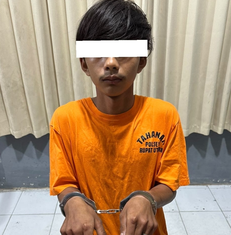 Polsek Rupat Utara Amankan Remaja Terduga Pemilik Sabu, Satu DPO Diburu