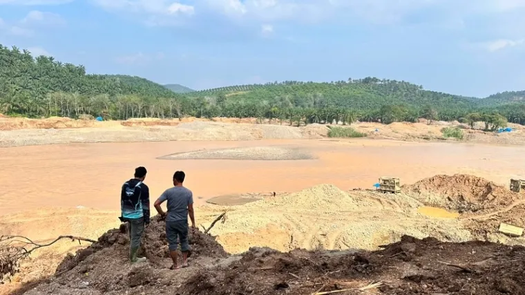 Lokasi PETI di Dharmasraya