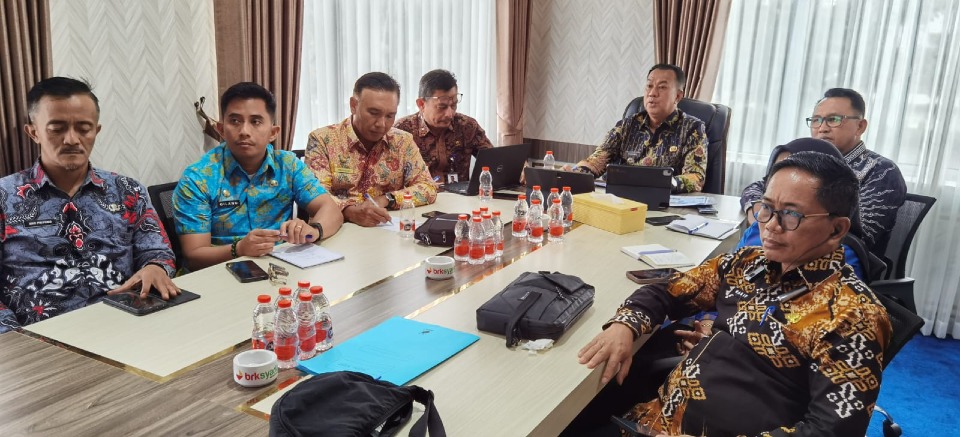 Wakil Bupati Kepulauan Meranti, Muzamil Baharudin, dalam Rapat Koordinasi (Rakor) bersama Kementerian Koordinator Bidang Hukum, HAM, Imigrasi dan Pemasyarakatan