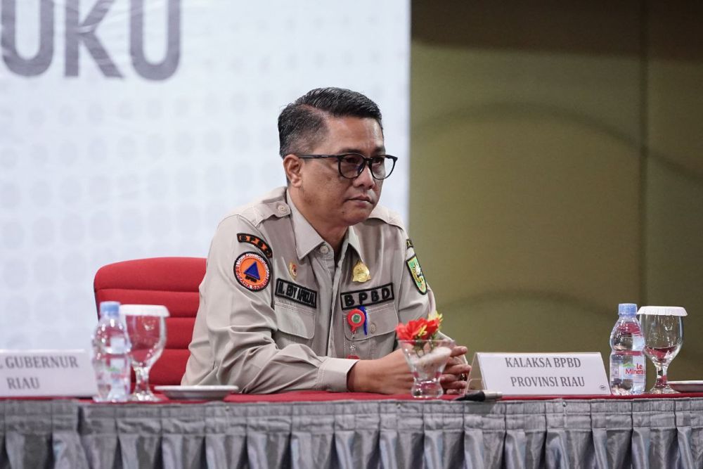 Kepala Pelaksana Badan Penanggulangan Bencana Daerah (BPBD) Riau M. Edy Afrizal