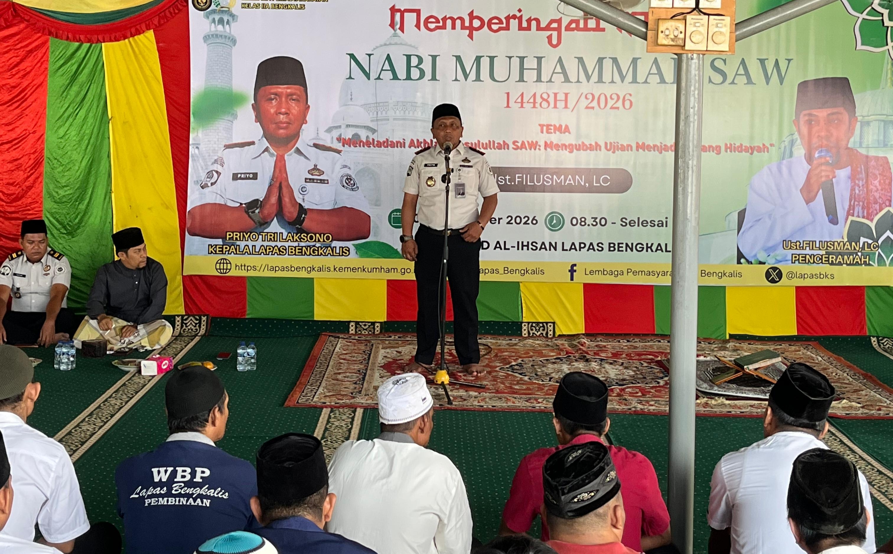 Peringatan Maulid Nabi 1448 H Dilapas Bengkalis Berlangsung Khidmat