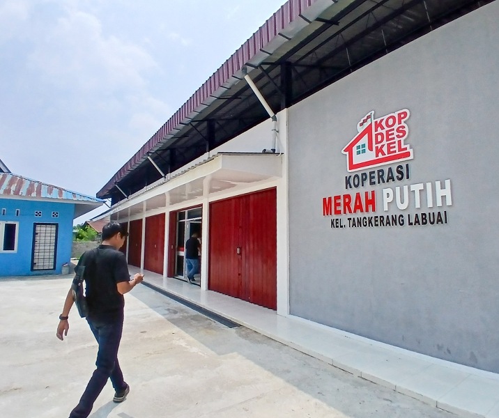 Koperasi Merah Putih Kelurahan Tangkerang Labuai telah siap untuk dioperasikan. Foto: Surya/Riau1.