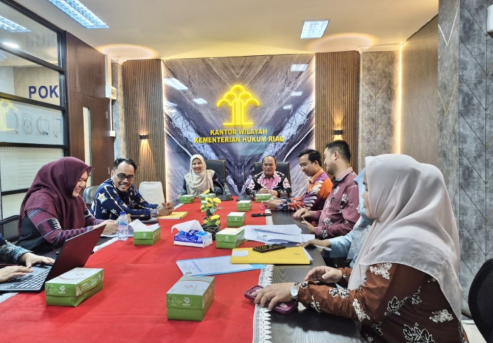 Rapat pembahasan rancangan Perbup Pengelolaan Parkir di Kampar