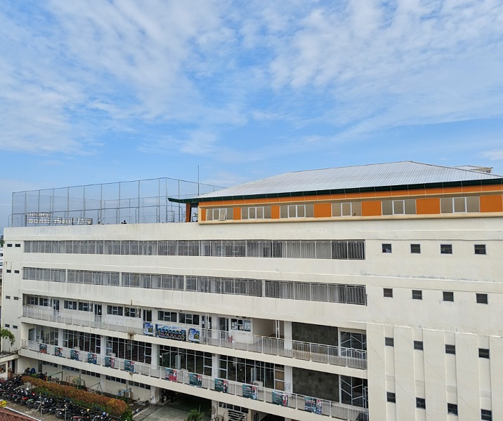 Salah satu bangunan Sekolah Tahfizh Al Fatih Pekanbaru di Kecamatan Marpoyan Damai. Foto: Istimewa.