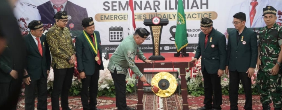 Rangkaian acara pelantikan Pengurus IDI Kuansing