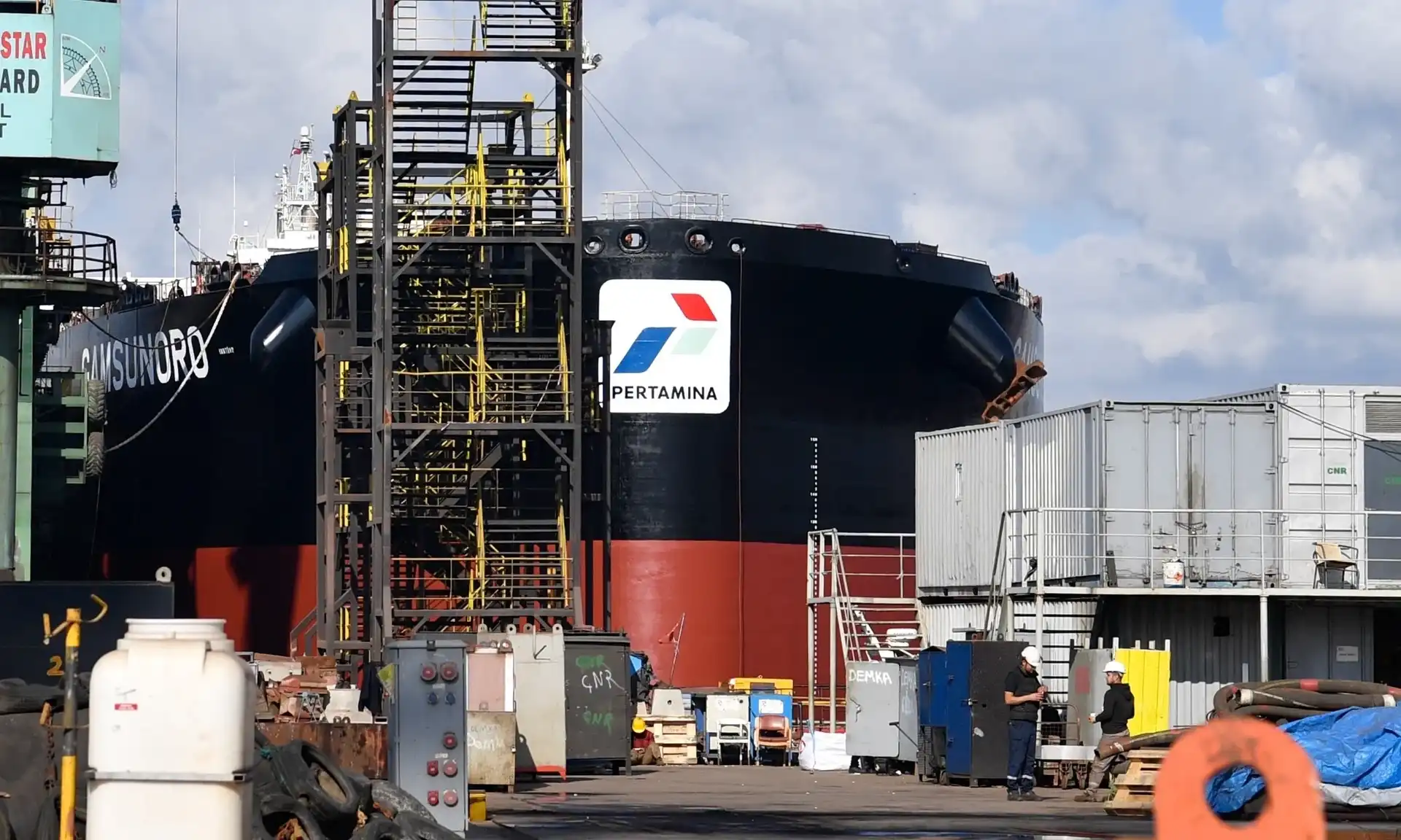 Ilustrasi kapal Pertamina/Net