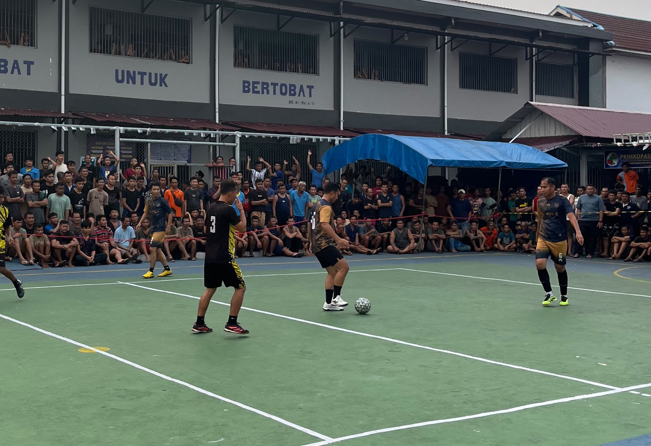 Tim Residivis Blok E Ukir Juara Pada Turnamen Futsal Kalapas Cup