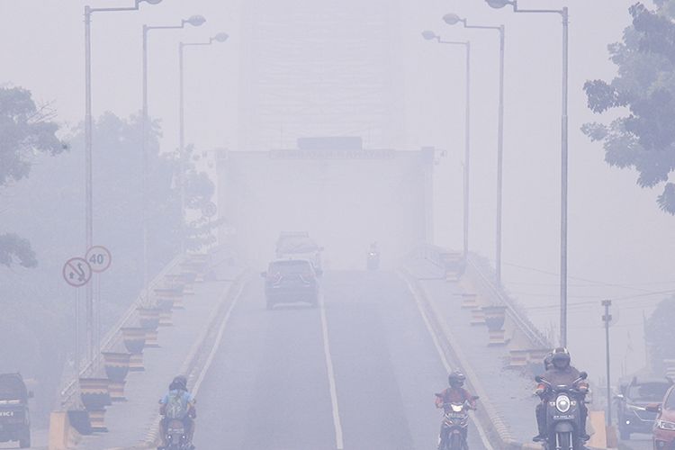 Kabut asap akibat karhutla