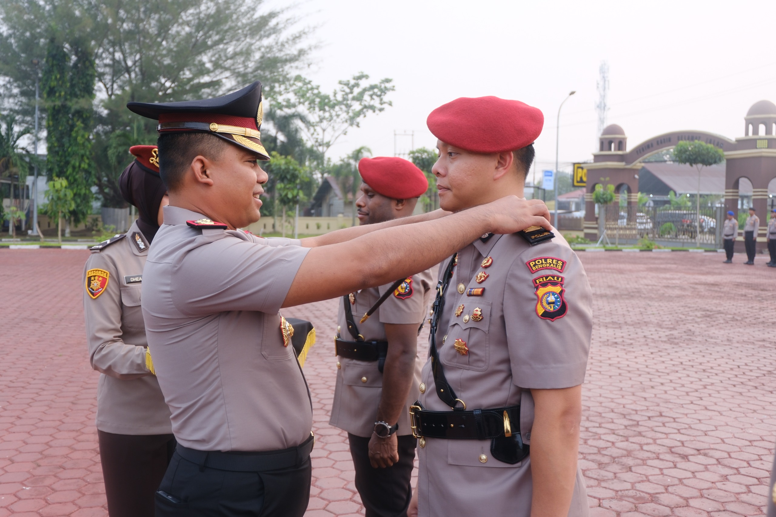 Kapolres Bengkalis Pimpin Sertijab Dua Perwira, Penegakan Hukum dan Keselamatan Berlalu Lintas