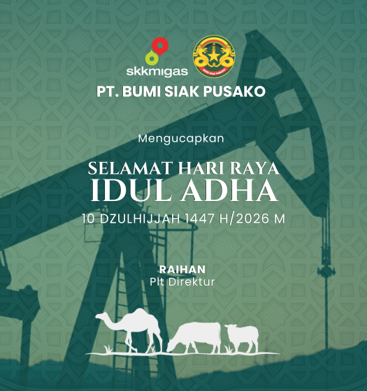 PT. BUMI SIAK PUSAKO - Ucapan Idul Adha 1447 H / 2026 M